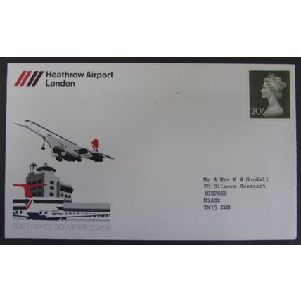 POST OFFICE - HEATHROW AIRPORT SOUVENIER COVER