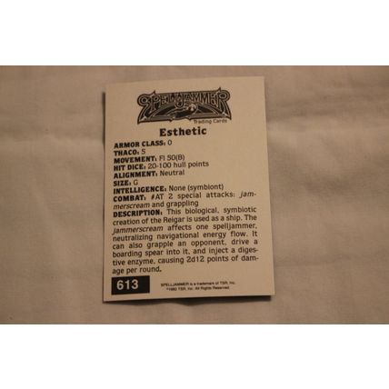 Esthetic 1992 TSR 2nd Edition Dungeons & Dragons NO.613