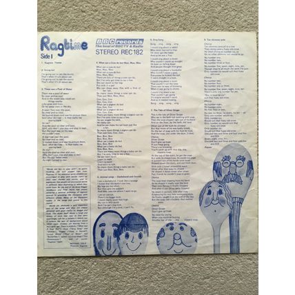 RAGTIME (BBC RECORDS VINYL LP, 1974)