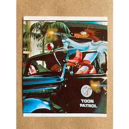 Who Framed Roger Rabbit Sticker # 132 (A) unused 1988 Panini Disney