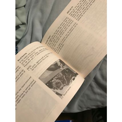 1985 HONDA ATC125M 3 Wheeler ATV Owner's Manual Super Good Condition Collector