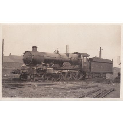 GWR Great Western Railway 4092 Dunravel Castle Real Photo Train Postcard