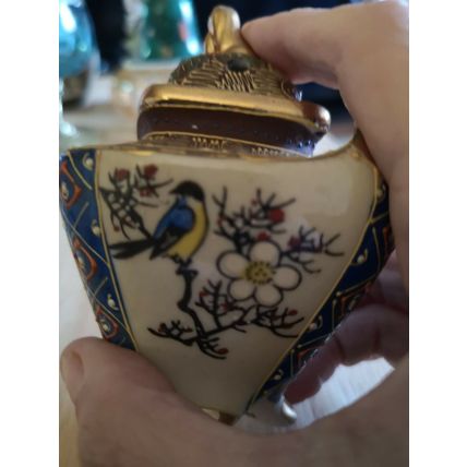 Small Oriental Lidded Pot