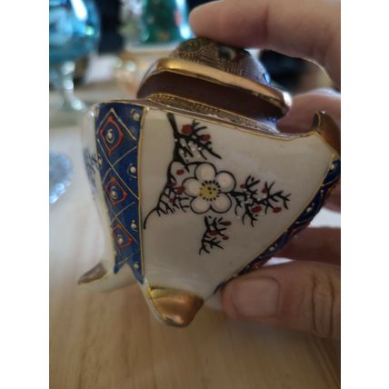 Small Oriental Lidded Pot