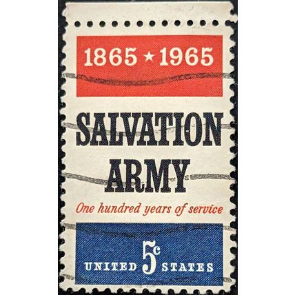 STAMP UNITED STATES SG1249 1965 5c Centenary of Salvation Army Used
