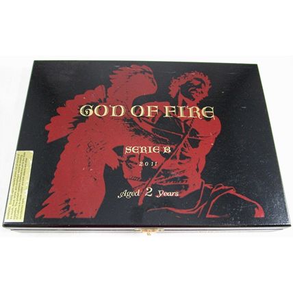 EMPTY God of Fire Serie B 2011, Gran Toro Wooden Cigar Box, Ltd Ed 2013 + COA