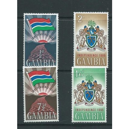 Gambia stamps sg211 sg 211 mnh set