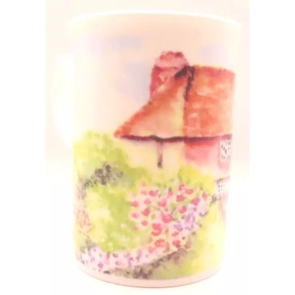 Country Cottage Mug Fine Bone China Ceramic 10 CM Gift Beverage Ceramic