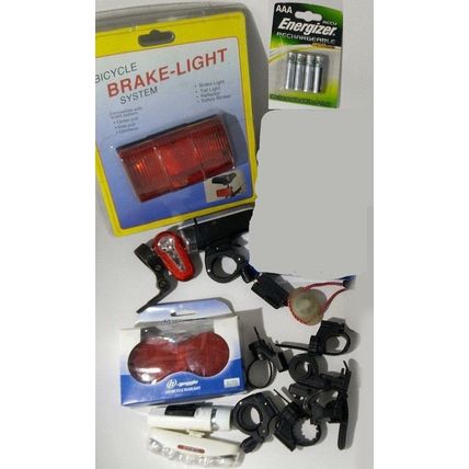bike cycle lights cateye front rear led aaa battery charger hermanns h-goggle