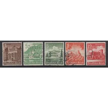 GERMANY 1940 - Winter Relief Fund x5 values - Used