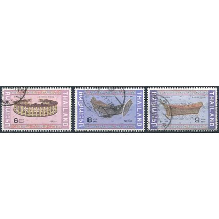 Thai Musical Instruments: 3 Values - Thailand 1982 - F H - MiNr 1027 & 1029/30
