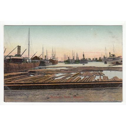 Alexandra Dock Newport Postcard Monmouthshire N15