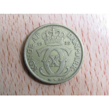 Denmark 1939 1 Krone Coin