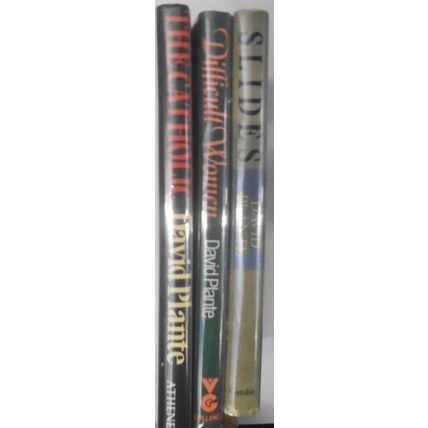 David Plante : Difficult Women, Slides & The Catholic - First editions lot of 3