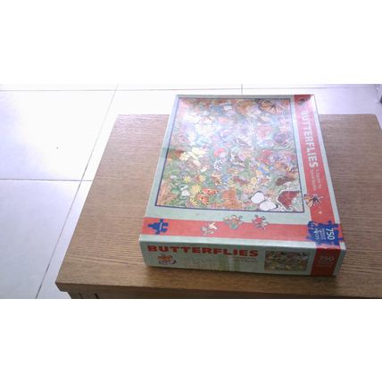 BUTTERFLIES by David Buckle Jigsaw Puzzle (750 Piece) Padblocks Ltd