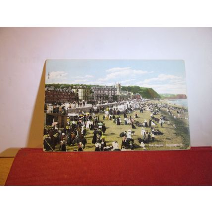 THE SANDS, TEIGNMOUTH, DEVON used antique postcard by F. Frith 1905 pm =