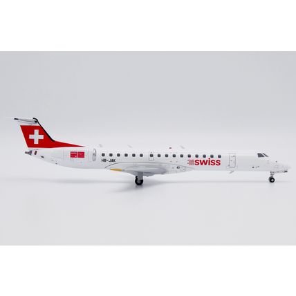 ERJ-145LU SWISS REG: HB-JAK WITH STAND - JC WINGS XX20441 1/200 - PRE ORDER