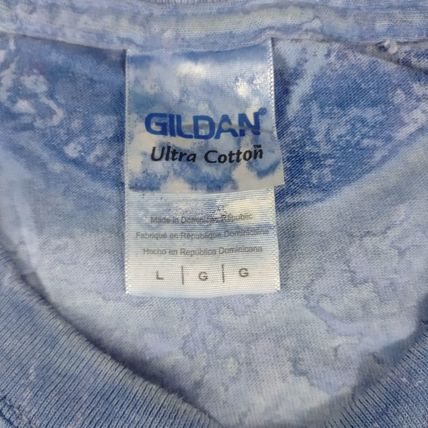 Gildan Ultra Cotton Women's Short Sleeve T-Short Blue "The Brazos Star" Size Lrg