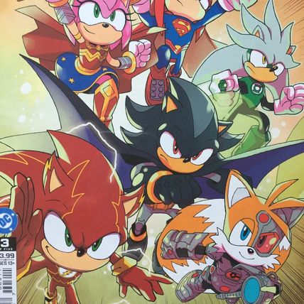 2025 DC Comics Sonic the Hedgehog Cover A & Serg Acuna Variant #3