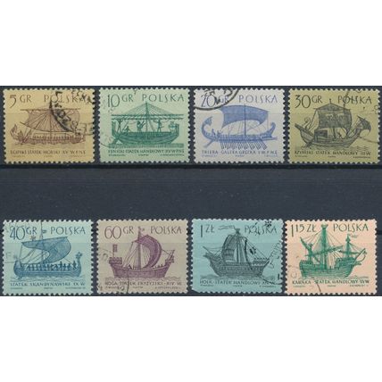 Ships - Poland 1963 - FH - MiNr 1383/90