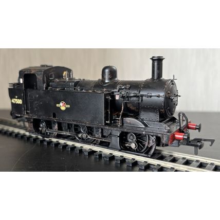 Bachmann 32-232 Class 3F Jinty 47500 BR Black, Lightly Weathered, DCC Fitted