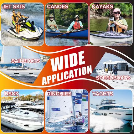 Marine Fiberglass Repair Kit for Boats, Gel Coat Repair Kit for Boats, Fiberglas