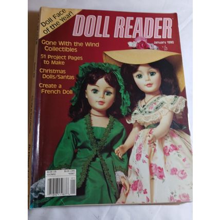 Doll Reader Magazine, January 1990, good