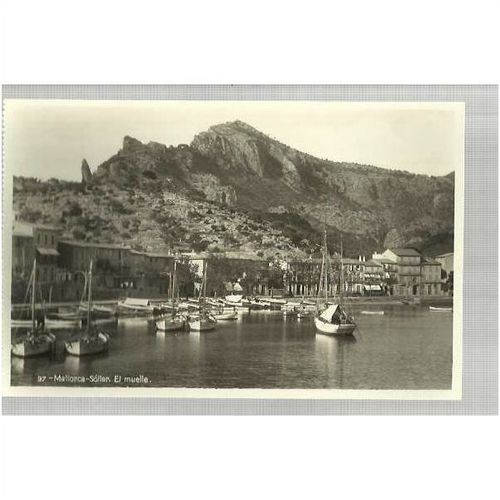 Spain MALLORCA Soller, El Muelle Postcard by AM (97)