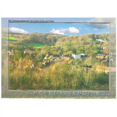 Great Missenden, Buckinghamshire - from Frith Hill - postcard