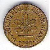 ALLEMAGNE 5 pfennig 1950