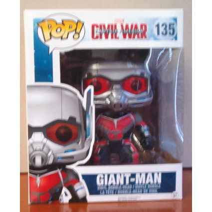 FUNKO / POP ' GIANT-MAN ' BOBBLE HEAD ' Civil War ' Captain America