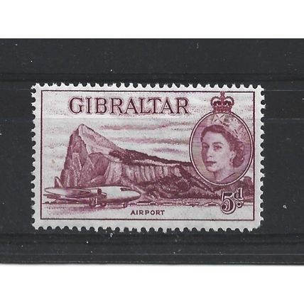 Gibraltar.SG152 5d Airport.Colour Unchecked.Mounted Mint.Mar24