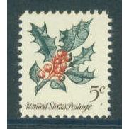1254 5c Holly Fine MNH MA1093 (12)