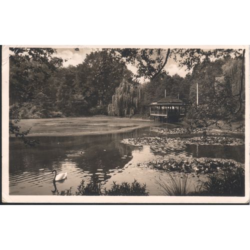 Vintage Germany Postcard 1939 - Breslau Scheitnigerpark