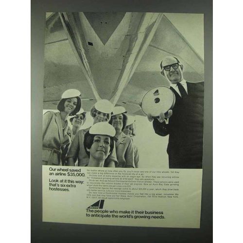 1967 Avco Corporation Ad - Our Wheel Saved Airline
