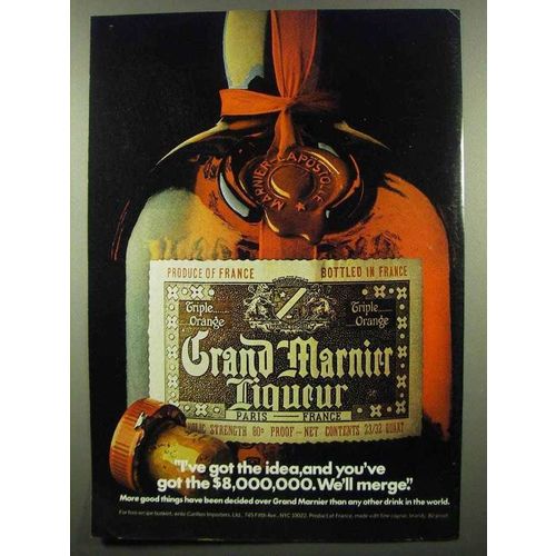 1974 Grand Marnier Liqueur Ad - We'll Merge