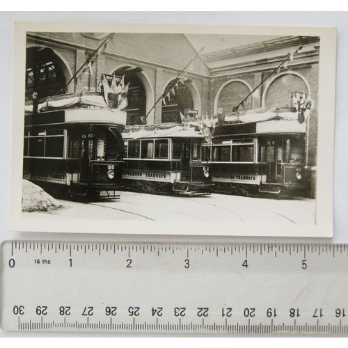 Photo Sunderland Trams nos.25,35,45 in 1902