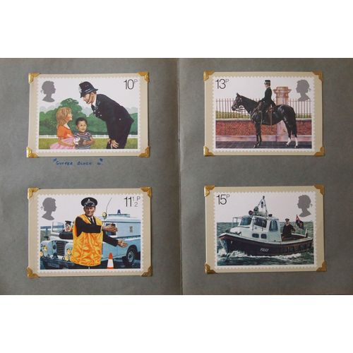 PHQ FDC card set in slot folder Police 1979