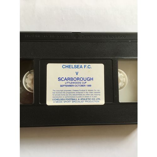 CHELSEA V SCARBOROUGH - LITTLEWOODS CUP, 1989 (VHS TAPE)