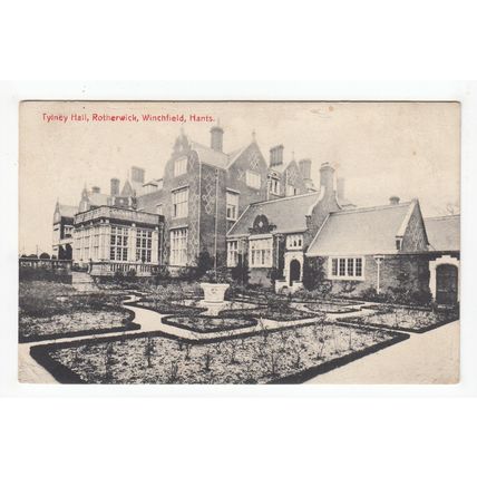 Tylney Hall Rotherwick Winchfield Postcard 1917 Hampshire