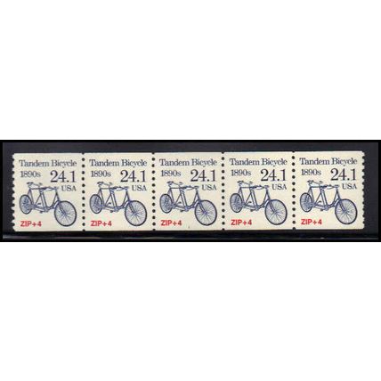 2266 24.1c Tandem Bicycle Very Fine MNH Dry Gum PNC 1/5 X1371