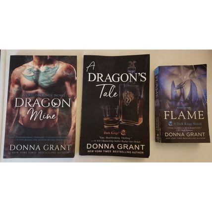 3 Used TSPB/PB in Dark Kings & Dragon Kings series by Donna Grant~Dragon Mine