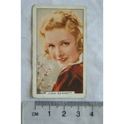 1935 Gallaher's Portraits of Famous Stars No. 33 Joan Bennett
