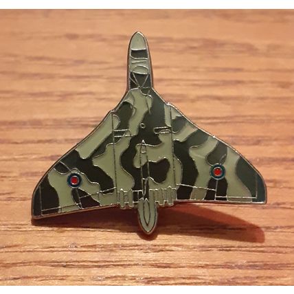 UK United Kingdom RAF Royal Air Force Aeroplane Pin Badge - Vulcan Aircraft