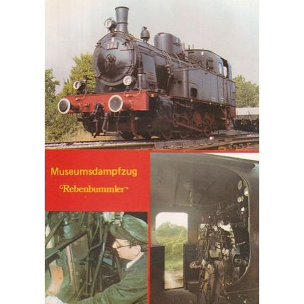 Rebenbummler German Train Driver Engine Room Museum Postcard