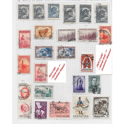ARGENTINA 1940s -1960s USED RANGE STAMPS £1.75 LOT or U-PICK AT 10p EACH