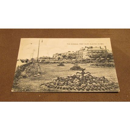 1917 fr Postcard - The Gardens @ West Cliff, Clacton On Sea - Essex