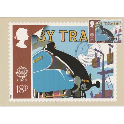 GB 1988 World steam train speed record PHQ Peterborough special pm