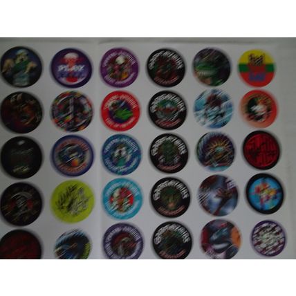 Milk Cap - Power Slammer Caps, Jurassic Dyno Promo Poster 1992