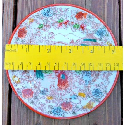 Geisha Girl Bone China Tea Time Plates Bowls Pouring Pitcher 5 Piece Set Japan